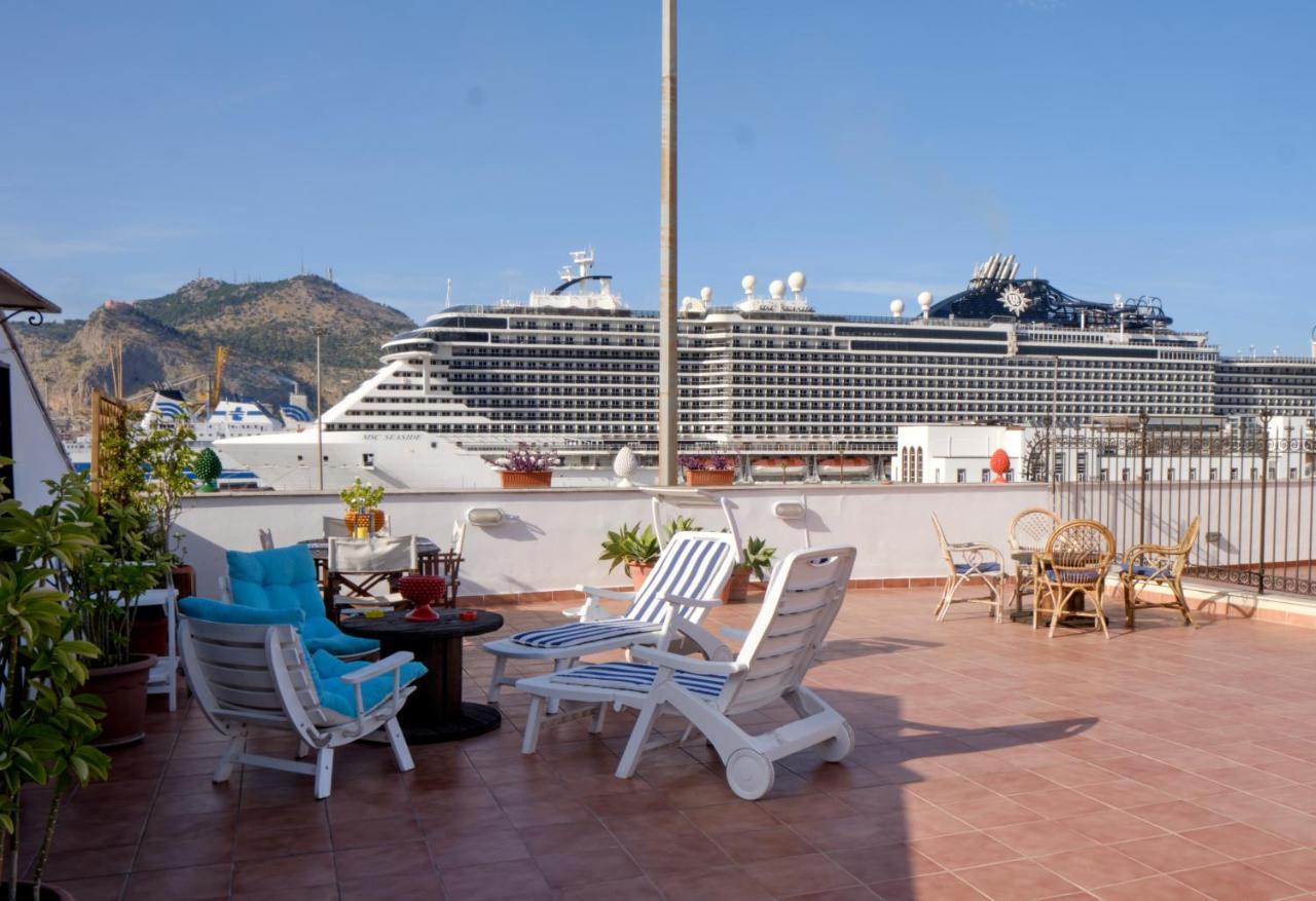 Attico Con Terrazza Sul Porto Apartment Palermo Ngoại thất bức ảnh